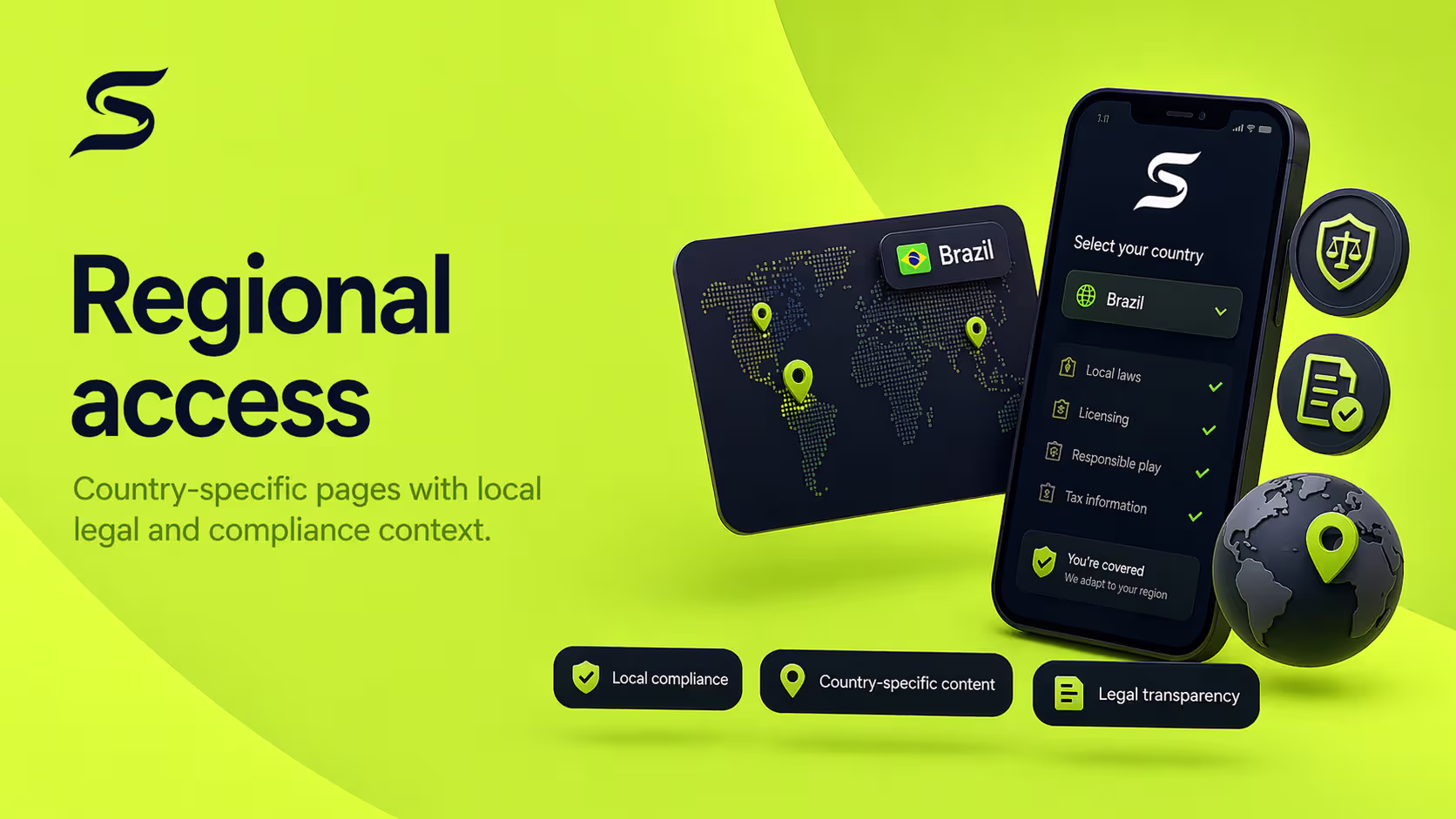 Regional access guide illustration